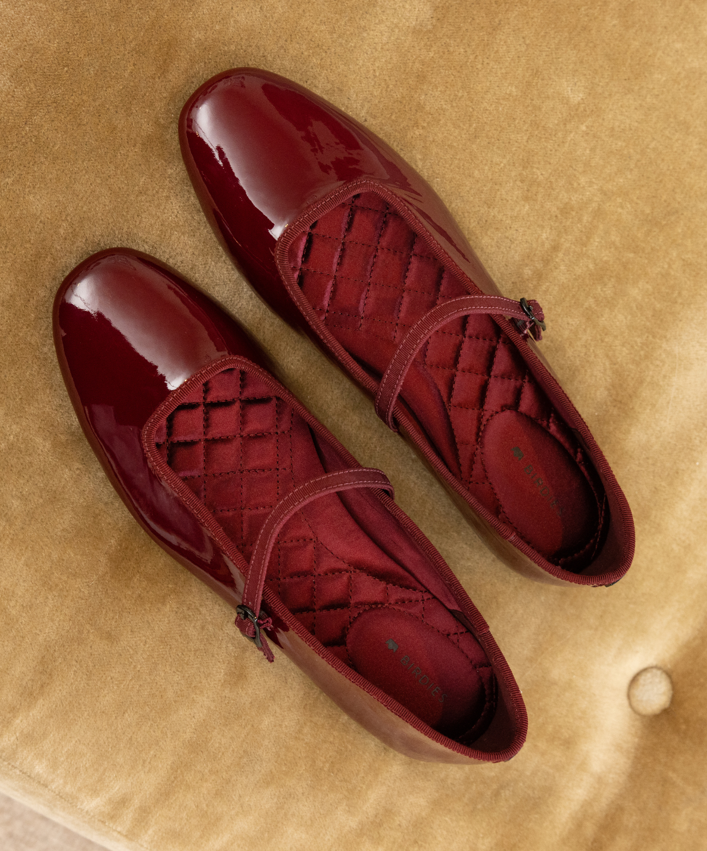The Hummingbird Mary Jane - Burgundy Patent - Image 4