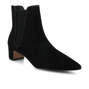 The Goldfinch 40 Chelsea Bootie - Black Suede