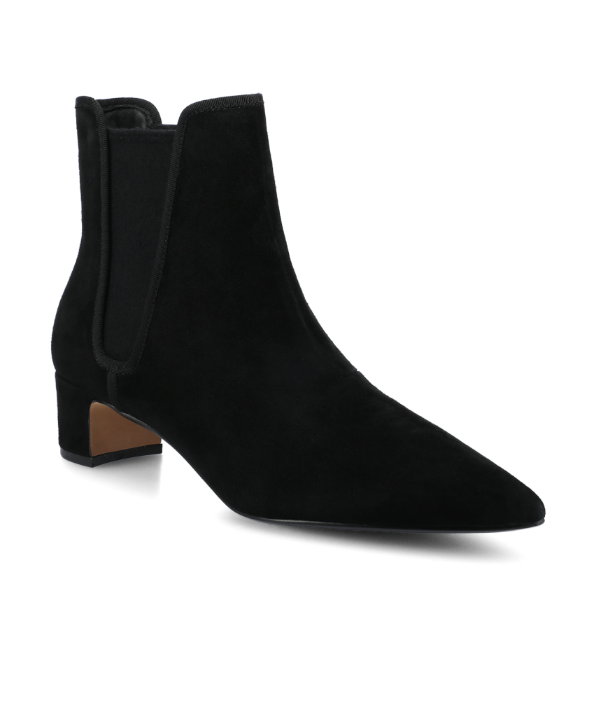 The Goldfinch 40 Chelsea Bootie - Black Suede