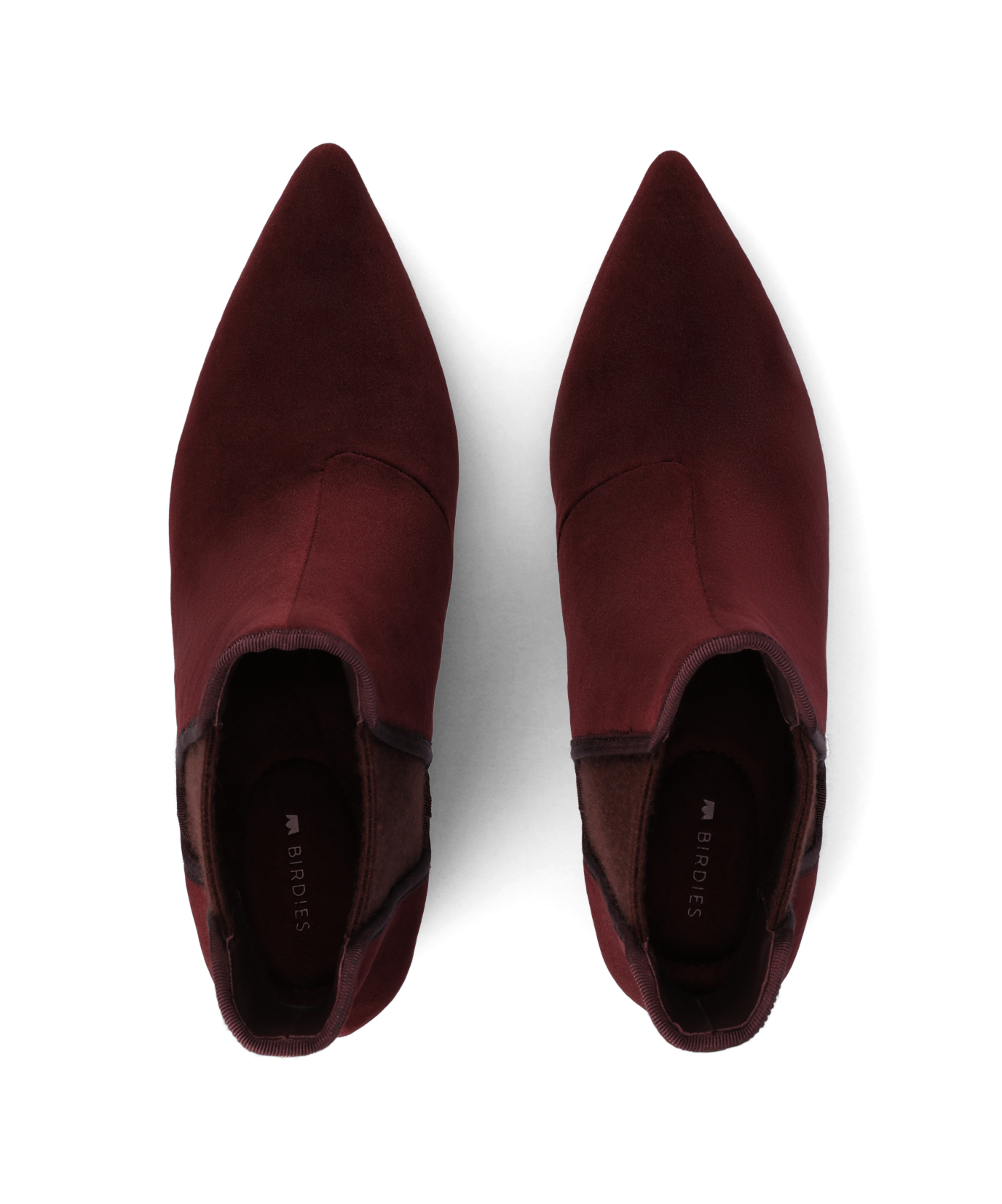 The Goldfinch 40 Chelsea Bootie - Burgundy Velvet - Image 2