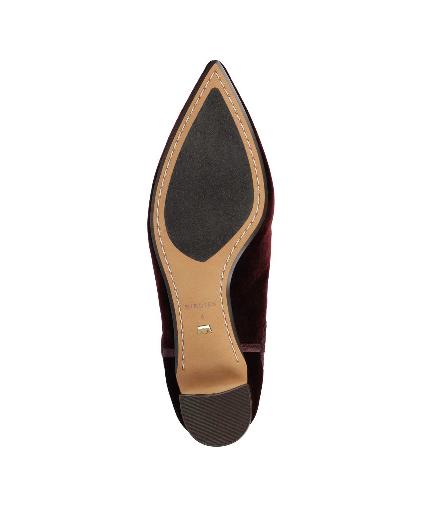 The Goldfinch 40 Chelsea Bootie - Burgundy Velvet - Image 5