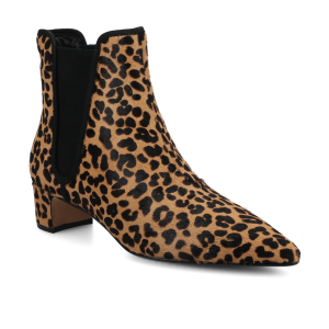 The Goldfinch 40 Chelsea Bootie - Leopardprint Haircalf
