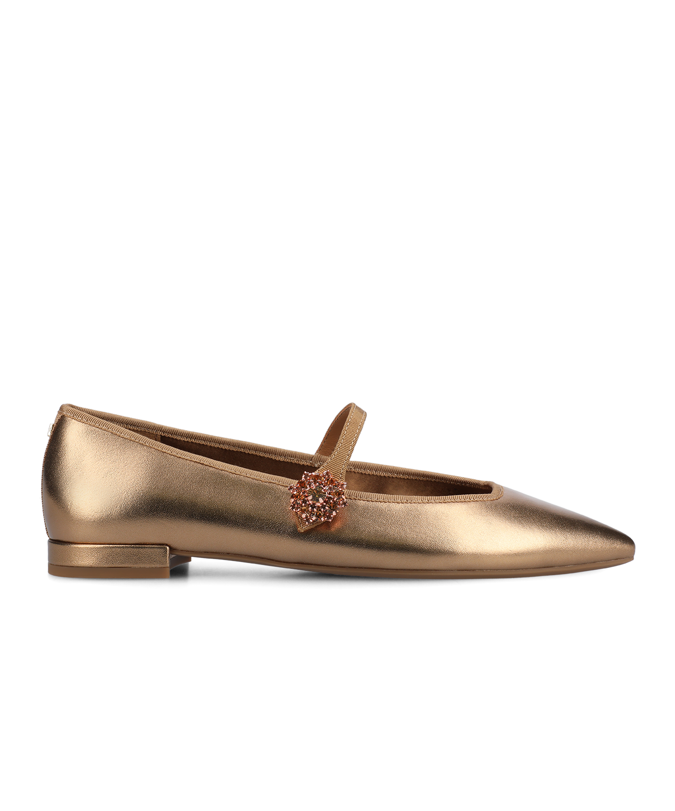 The Goldfinch 15 Mary Jane - Vintage Gold Metal Leather - Image 5