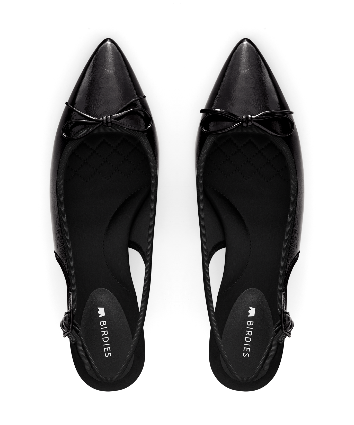 The Goldfinch Kitten Heel - Black Patent Leather - Image 3
