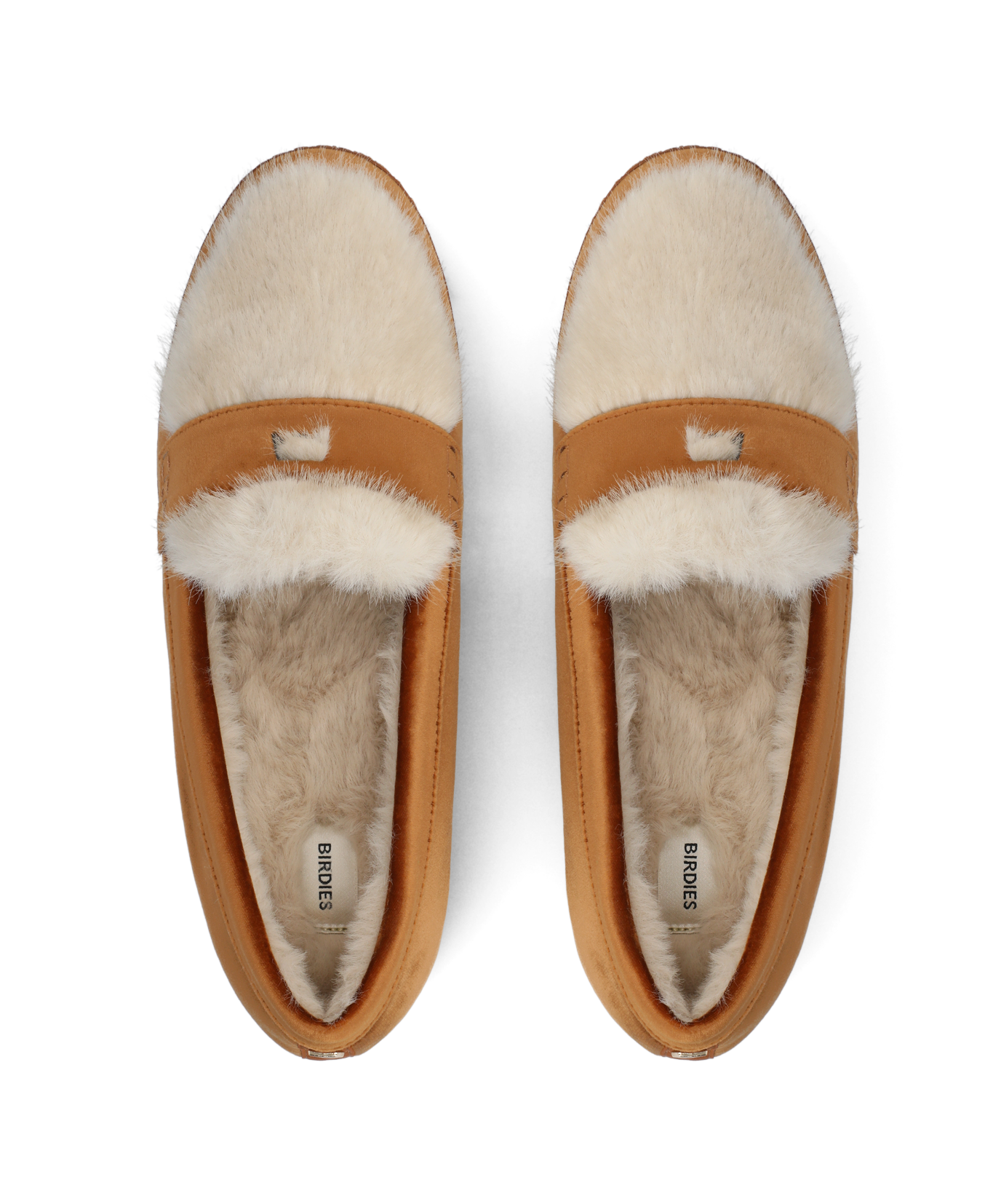 The Heron Loafer Cozy - Tan Velvet Faux Fur - Image 3