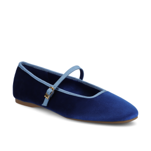 The Hummingbird Mary Jane - Empire Blue Velvet