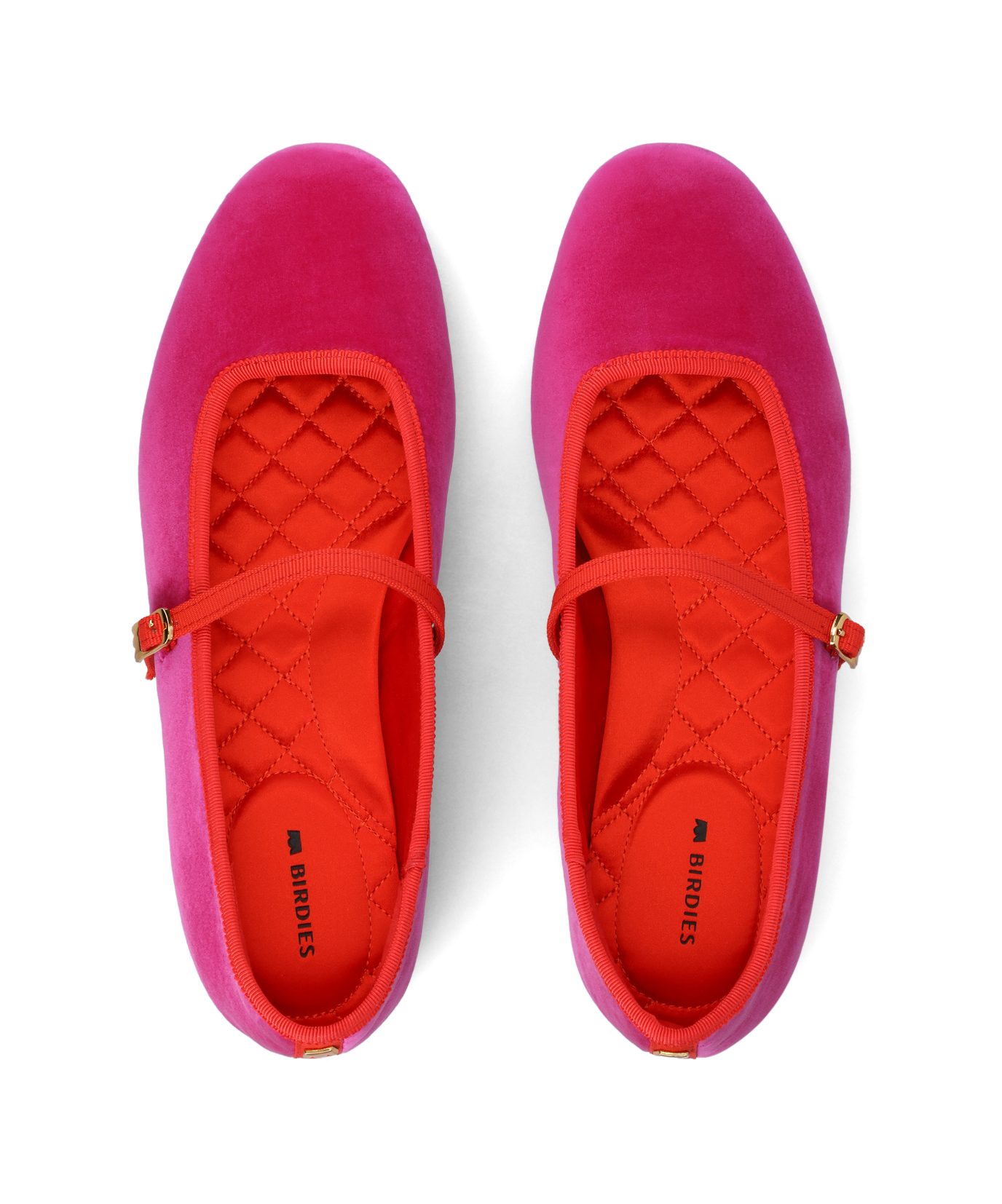 The Hummingbird Mary Jane - Hot Pink Velvet - Image 4