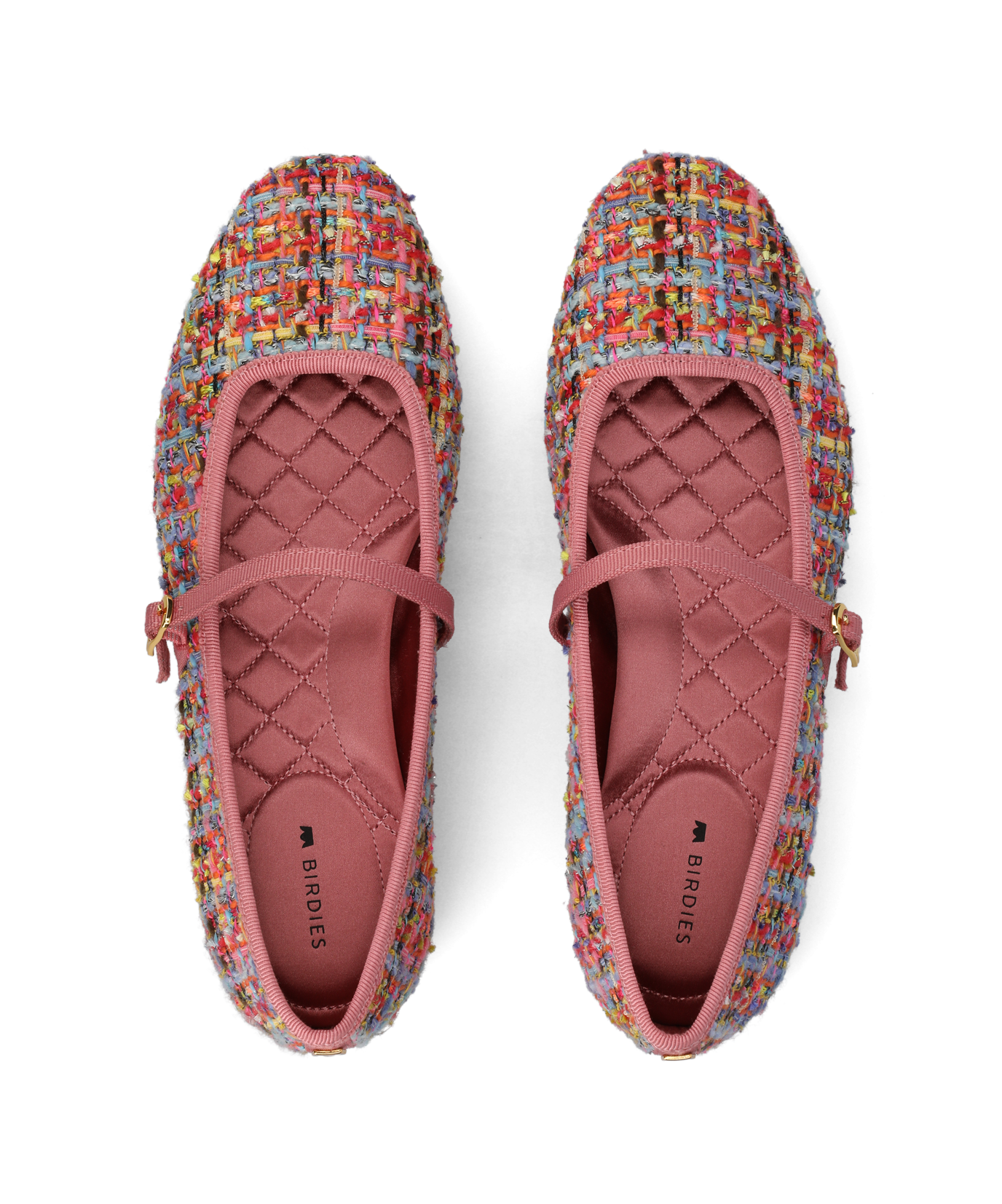 The Hummingbird Mary Jane - Pink Multi Tweed - Image 2