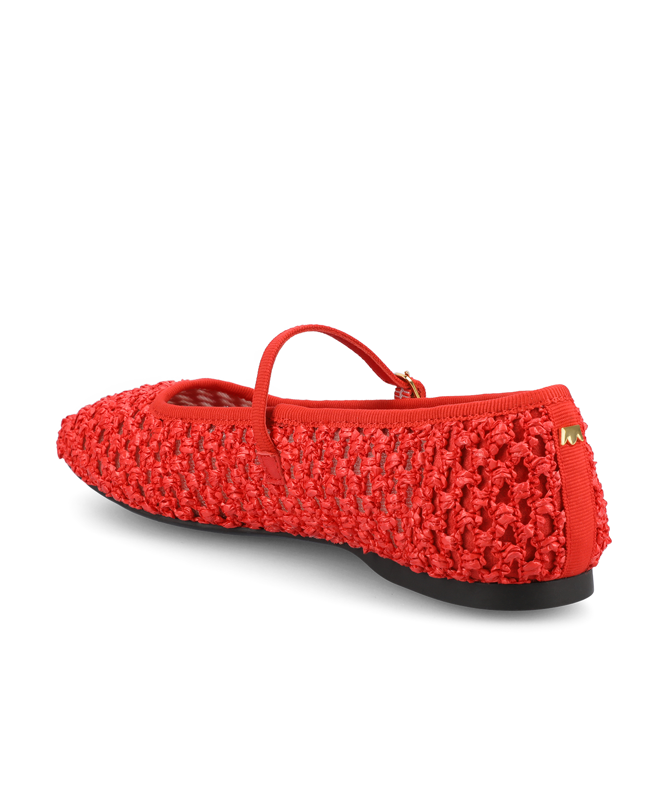 The Hummingbird Mary Jane - Red Openweave - Image 5