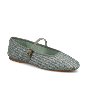 The Hummingbird Mary Jane - Seafoam Raffia