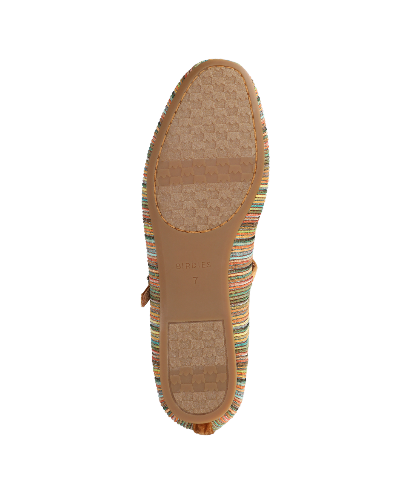 The Hummingbird Mary Jane Grosgrain - Tan Multi Stripe - Image 7