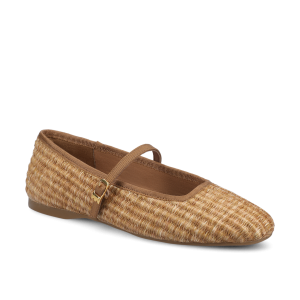 The Hummingbird Mary Jane - Tan Raffia
