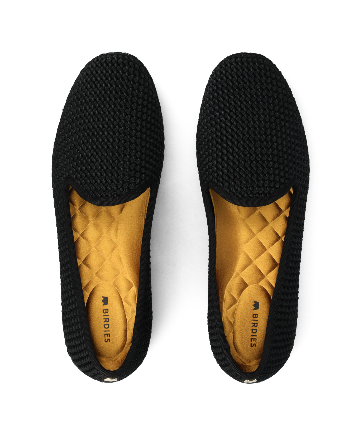 The Heron - Black Woven Satin - Image 2
