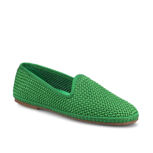 The Heron - Kelly Green Woven Satin
