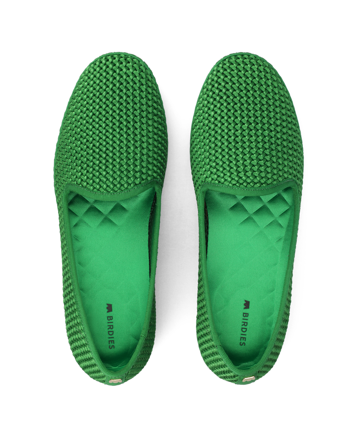 The Heron - Kelly Green Woven Satin - Image 2