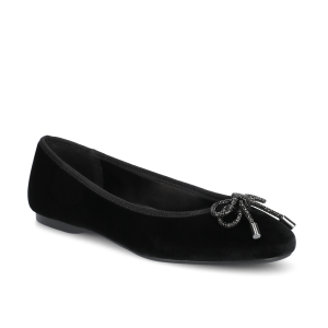 The Hummingbird - Black Velvet Jeweled Bow