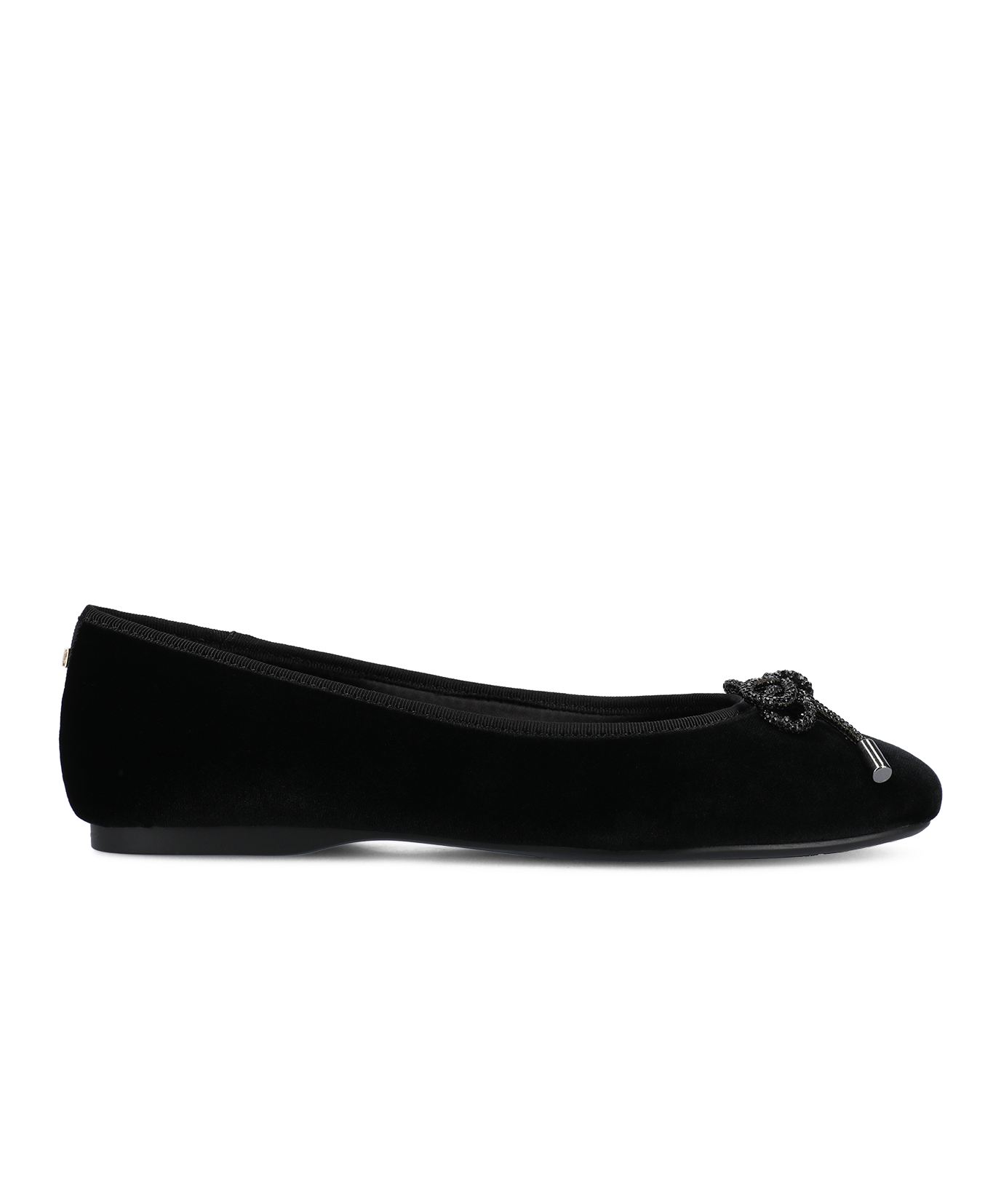 The Hummingbird - Black Velvet Jeweled Bow - Image 5