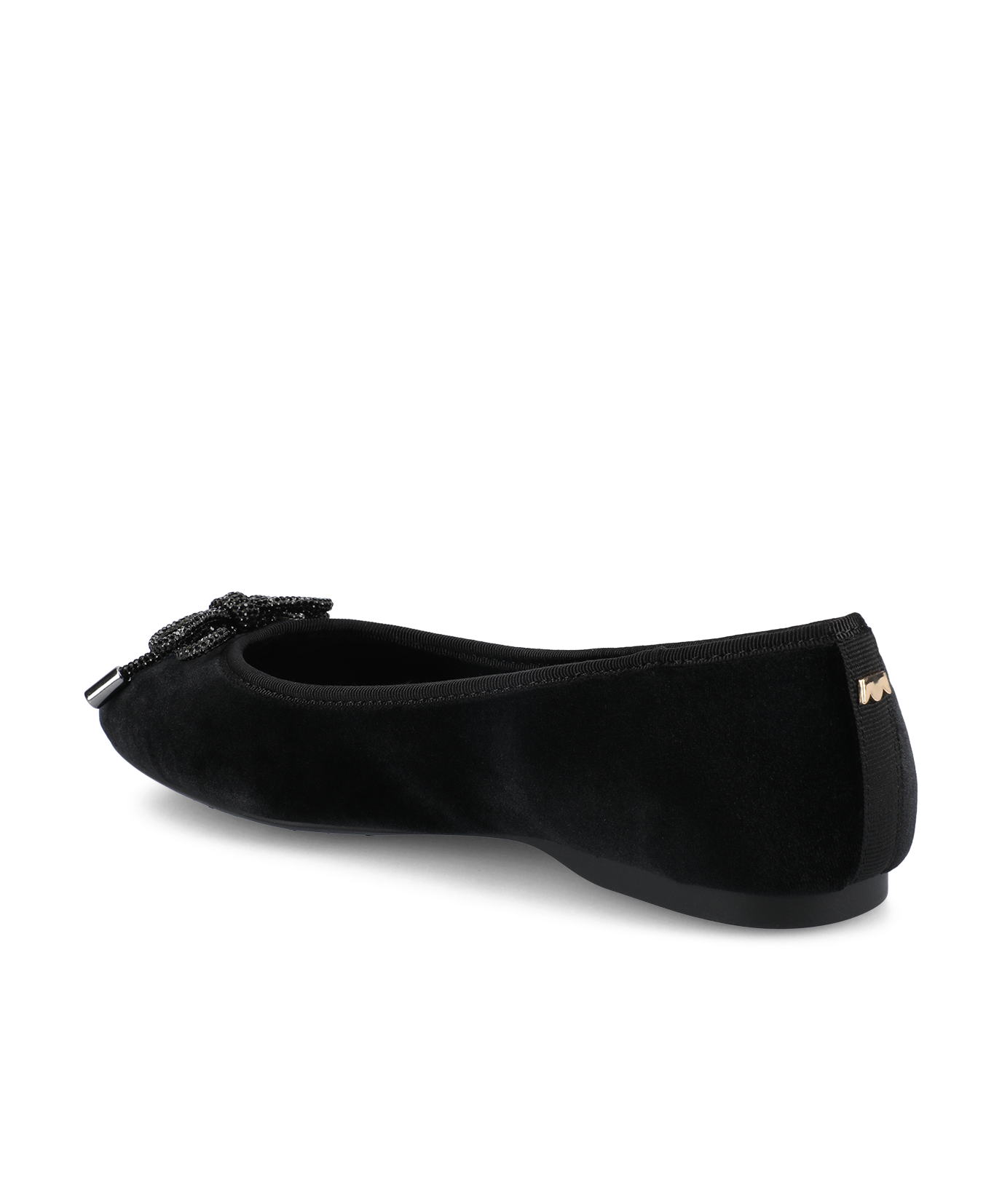 The Hummingbird - Black Velvet Jeweled Bow - Image 6