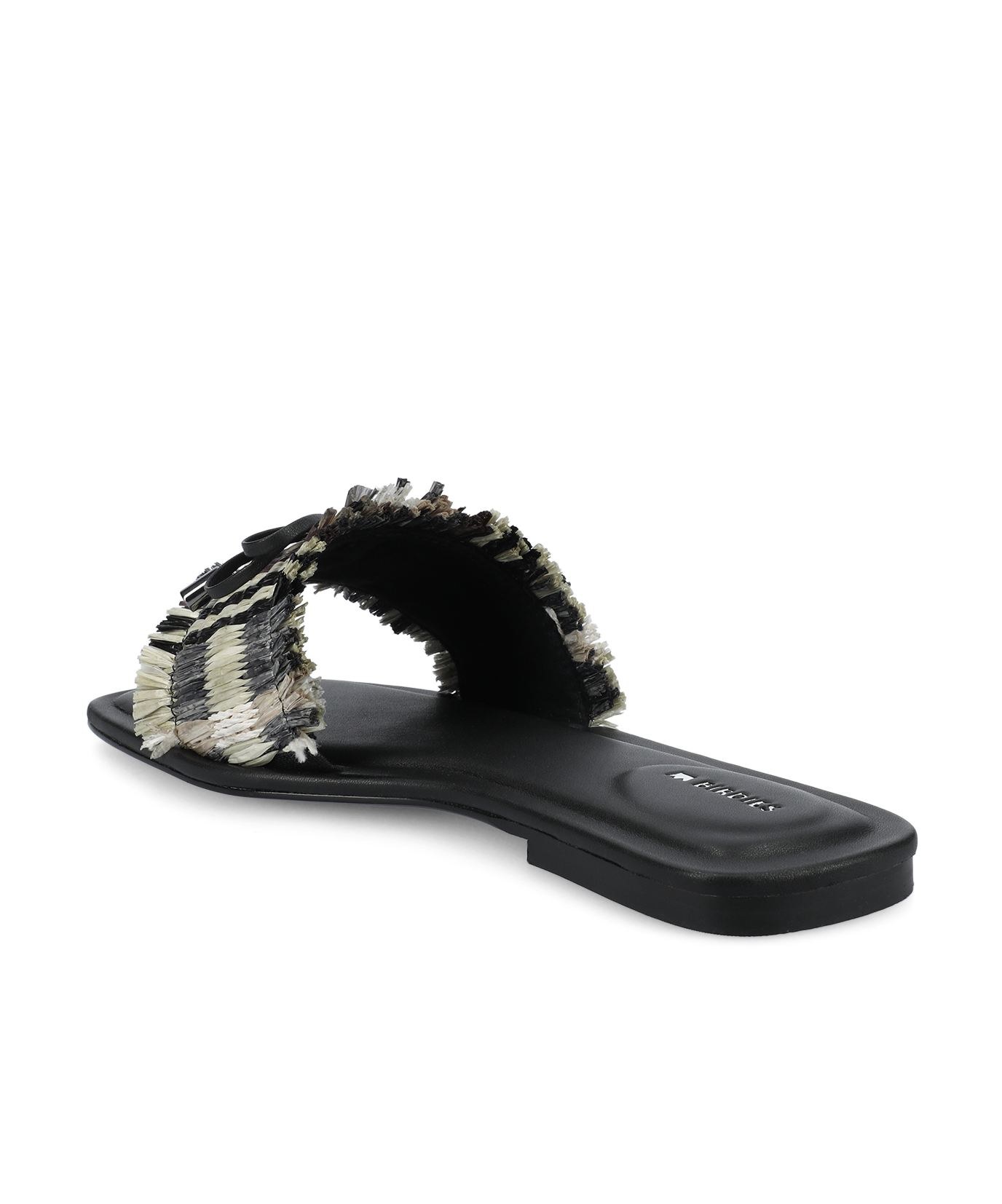 The Kiwi Bow - Black Multi Raffia - Image 6