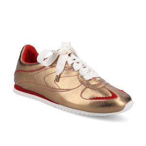 The Speedbird - Vintage Gold Metal Leather