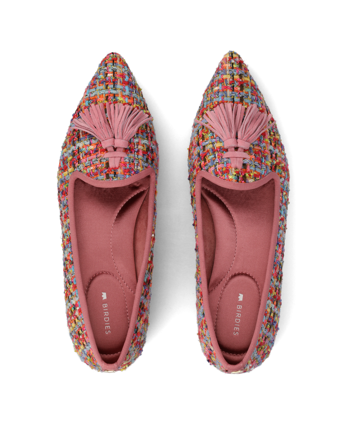 The Starfinch 15 Tassel - Pink Multi Tweed - Image 2