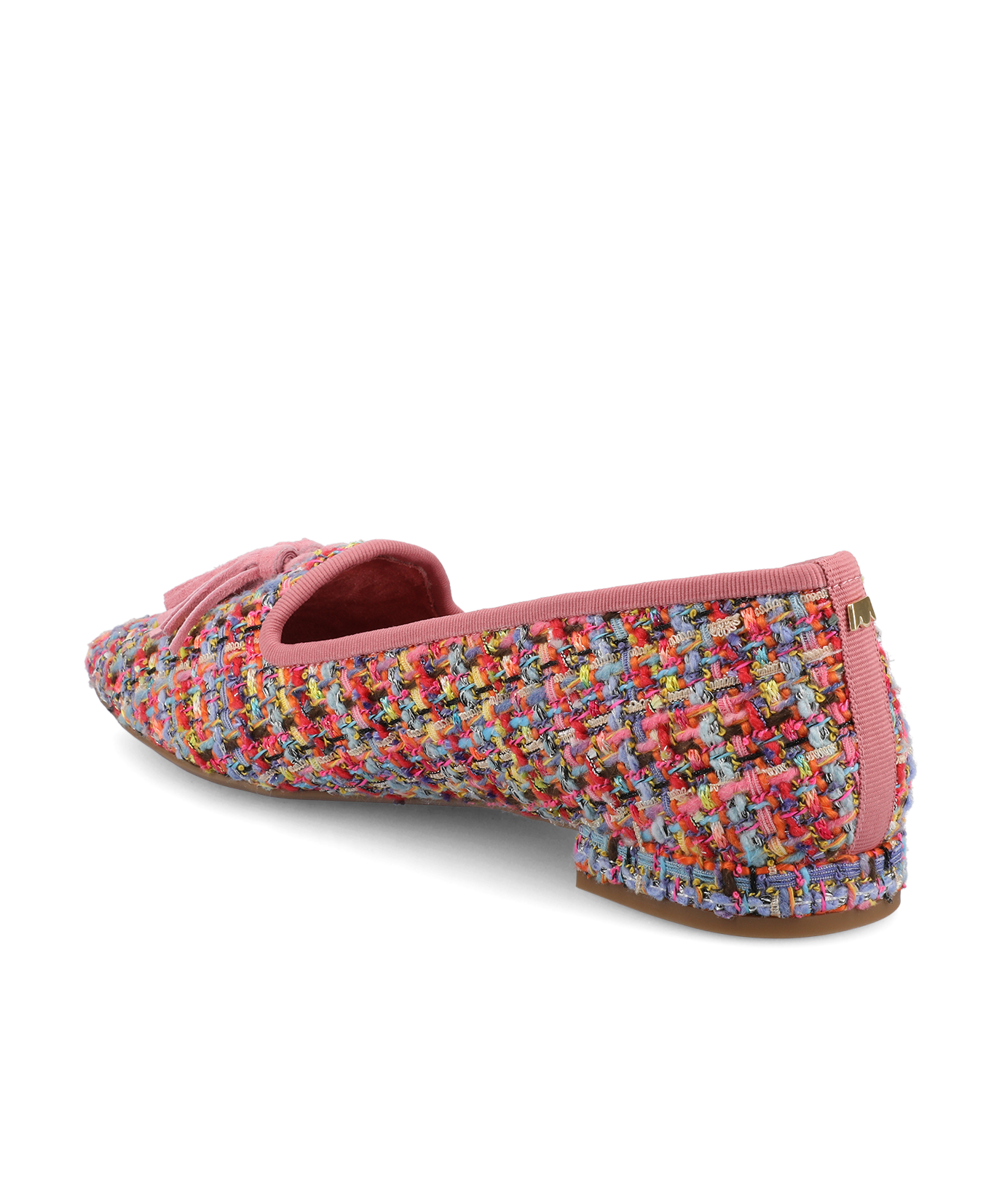 The Starfinch 15 Tassel - Pink Multi Tweed - Image 4