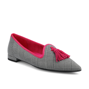 The Starfinch 15 Tassel - Two Tone Plaid