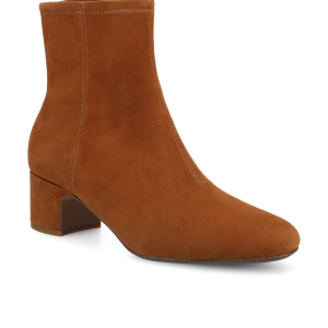 The Starling 50 Bootie - Tan Stretch Suede