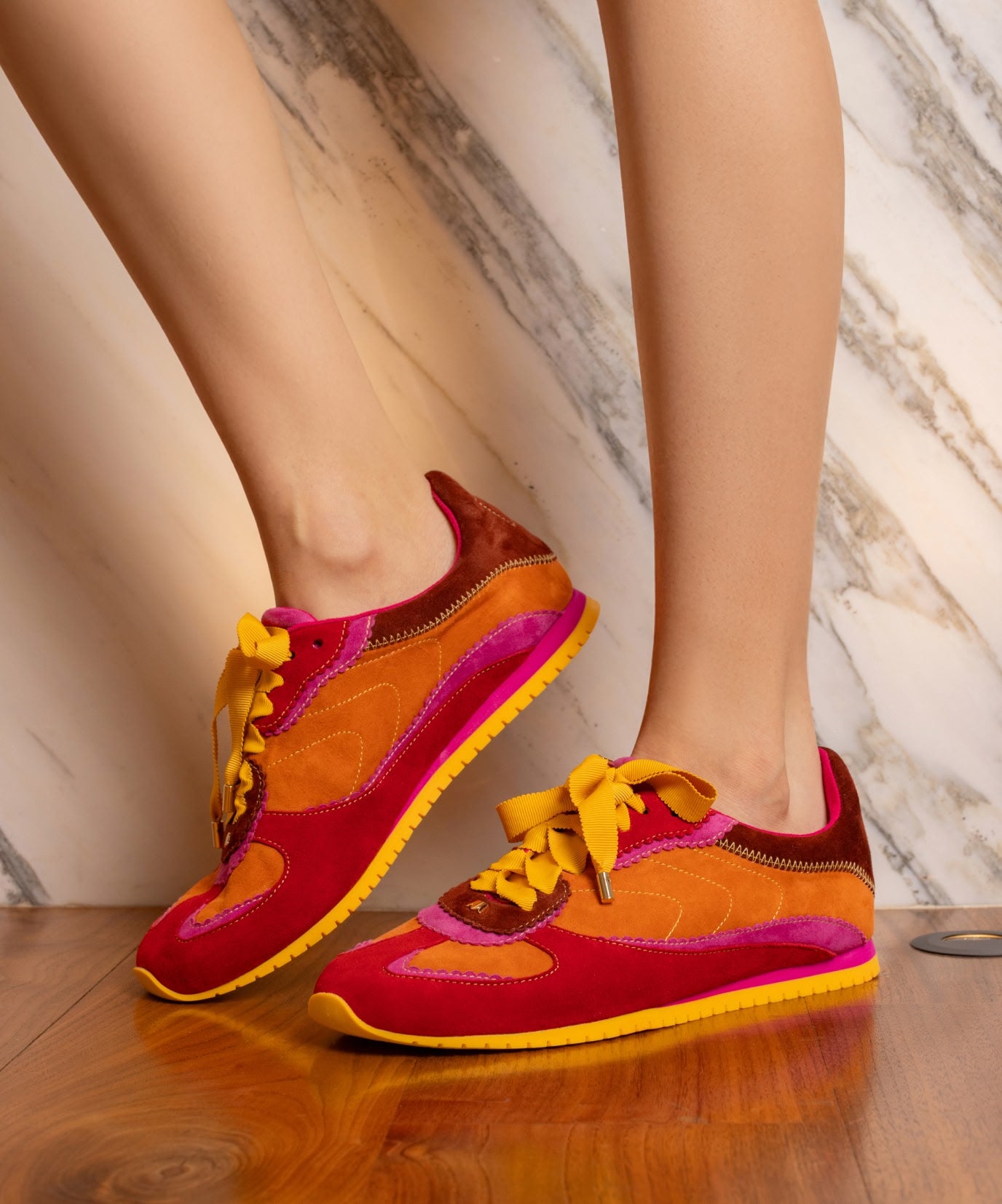 The Speedbird - Multi Burnt Orange Suede - Image 3