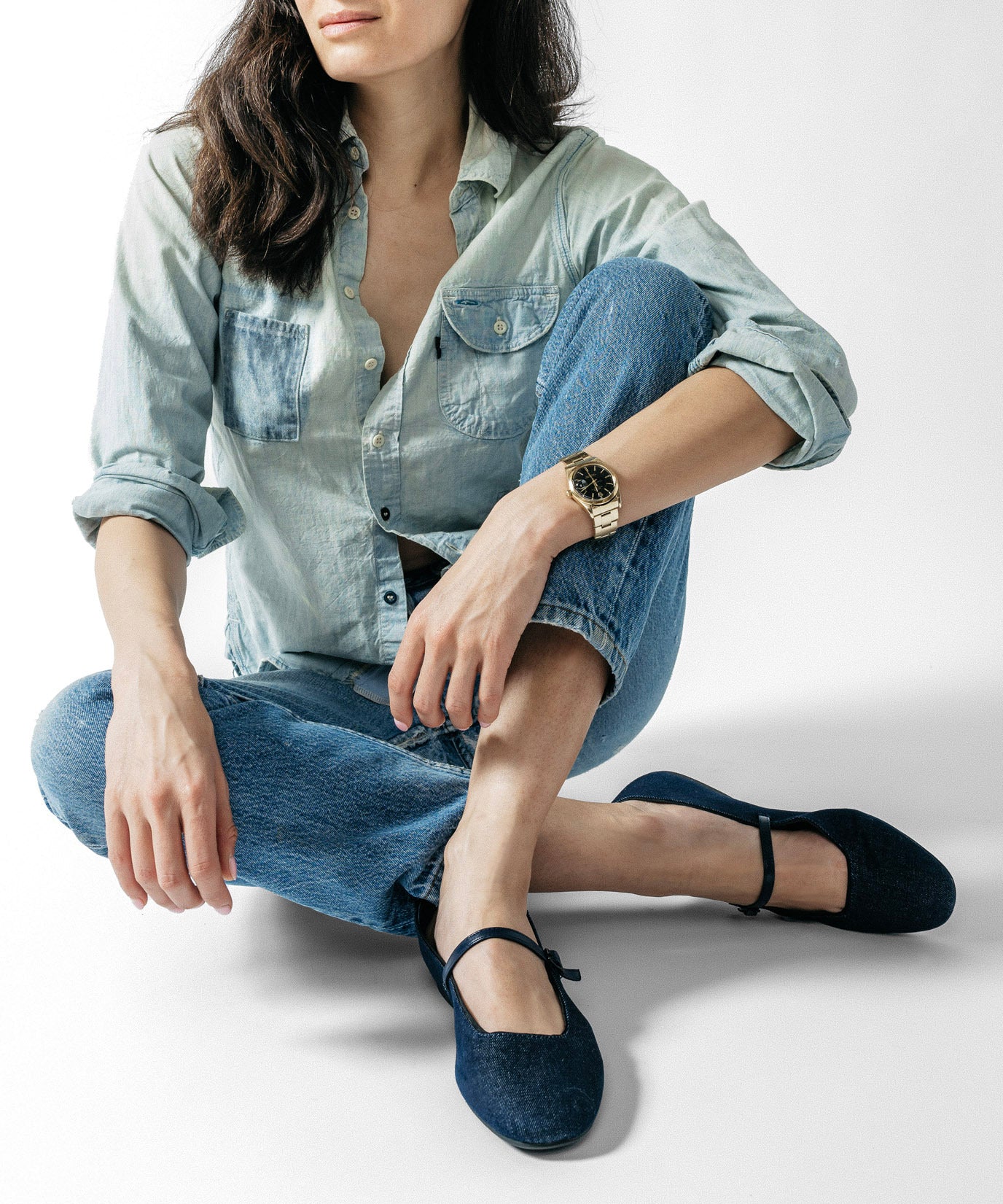 The Hummingbird Mary Jane - Denim - Image 2